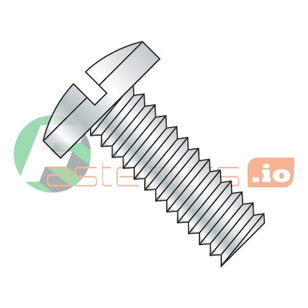 #10-32 X 3/16 In Slotted Binding Machine Screw, Zinc Plated Steel, 9000 PK